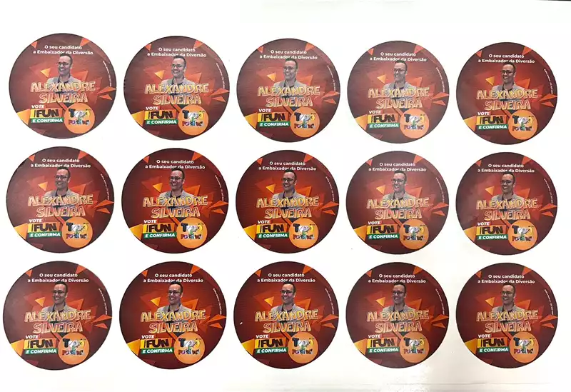 Materiais para campanha política - Bottons